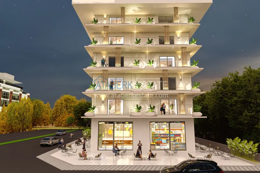 A new project from a developer in the center of Alanya, Cleopatra district - 175 meters 2 