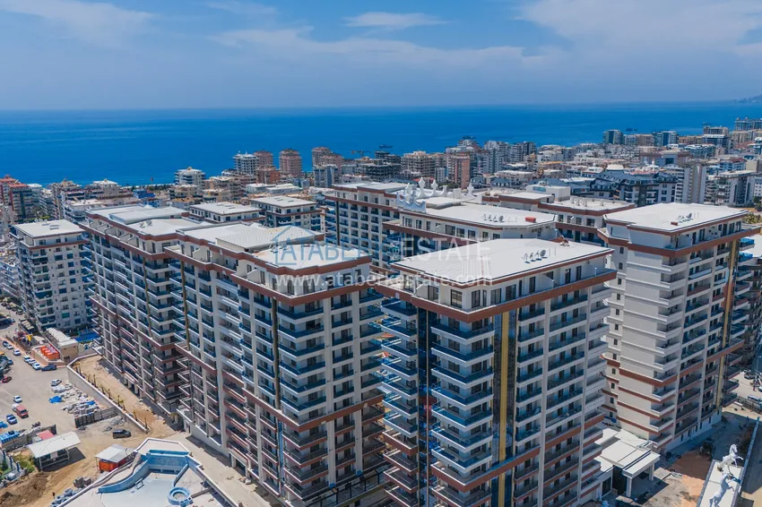 Elite two-story penthouse 4+1 with sea and fortress views - Mahmutlar center 2 