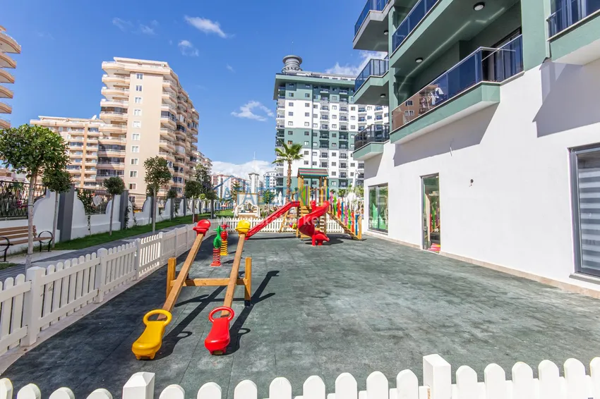 2+1 apartment with designer furniture in Mahmutlar - resort complex, 550 m from the sea 26 