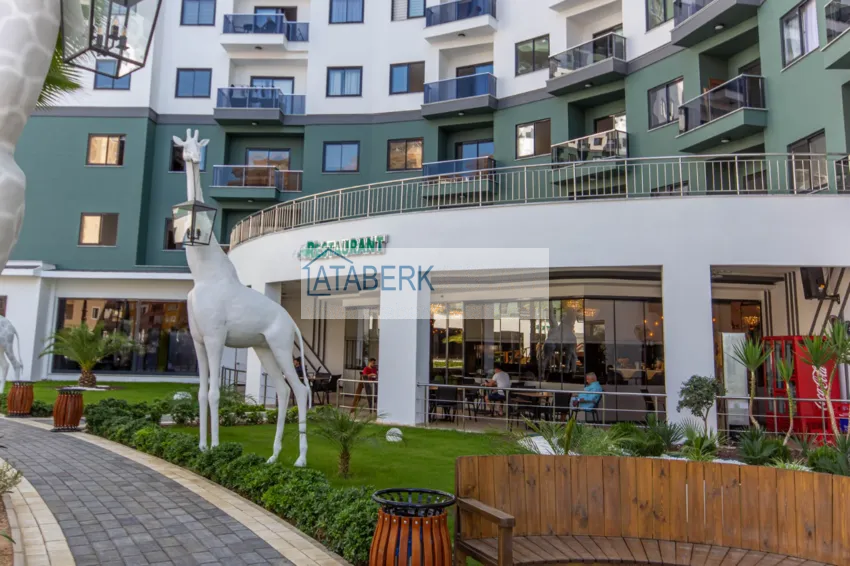 2+1 apartment with designer furniture in Mahmutlar - resort complex, 550 m from the sea 32 