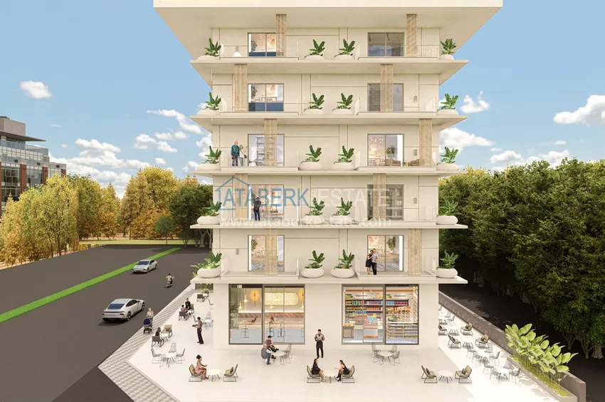 A new project from a developer in the center of Alanya, Cleopatra district - 175 meters 3 