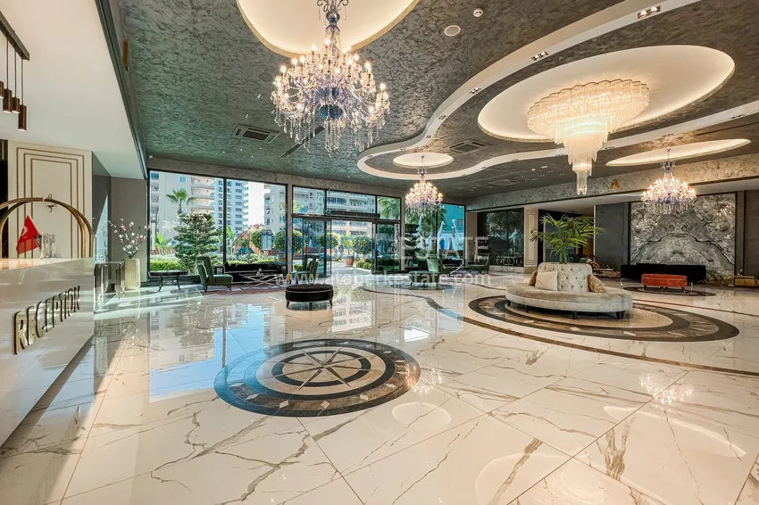 2+1 apartment with designer furniture in Mahmutlar - resort complex, 550 m from the sea 33 