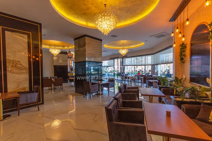 2+1 apartment with designer furniture in Mahmutlar - resort complex, 550 m from the sea 35 