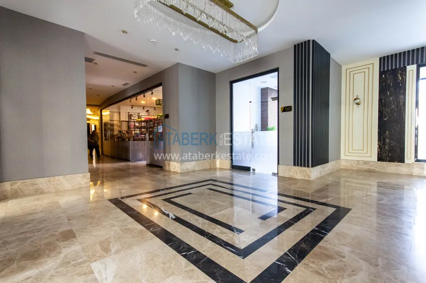 2+1 apartment with designer furniture in Mahmutlar - resort complex, 550 m from the sea 36 