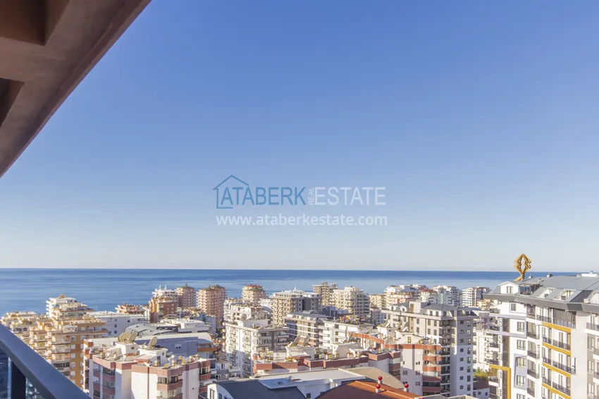 Purchase  Elite two-story penthouse 4+1 with sea and fortress views - Mahmutlar center 41 