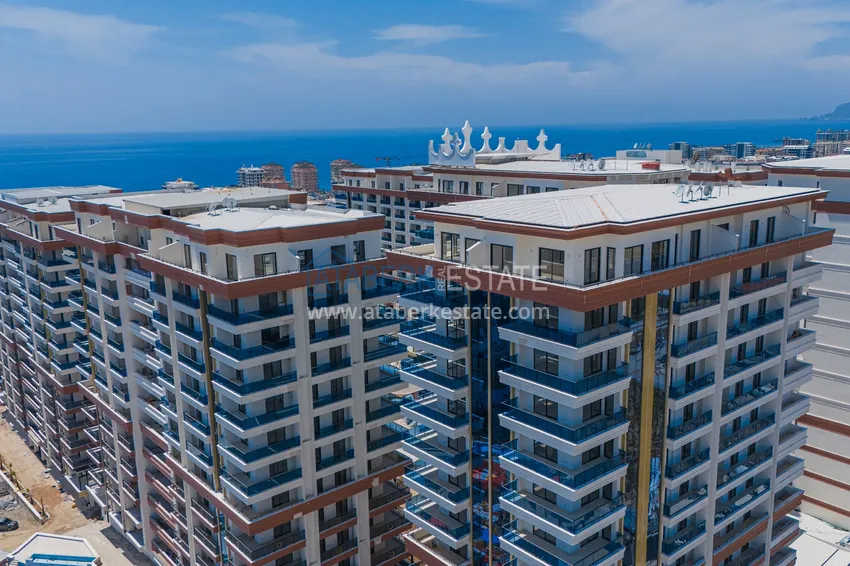 Elite two-story penthouse 4+1 with sea and fortress views - Mahmutlar center 4 
