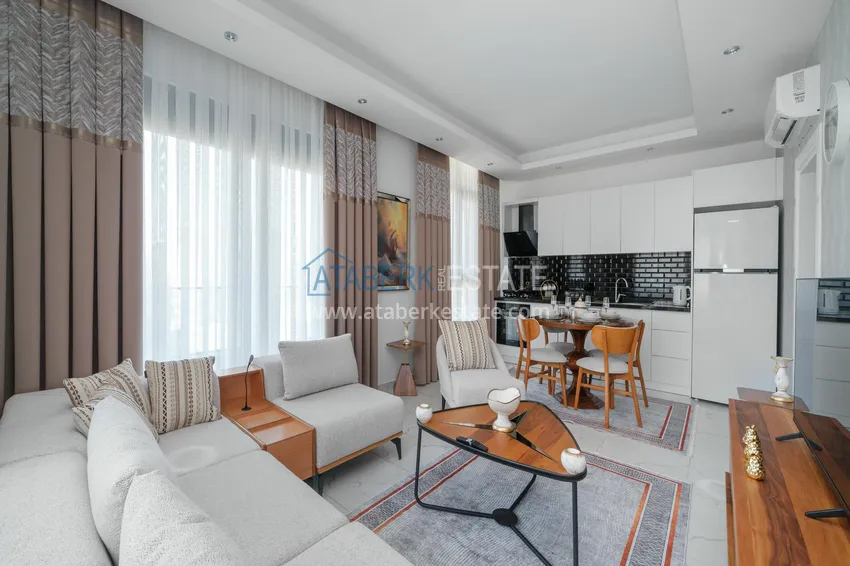 Purchase  2+1 duplex in Mahmutlar - furnished and with sea view  4 