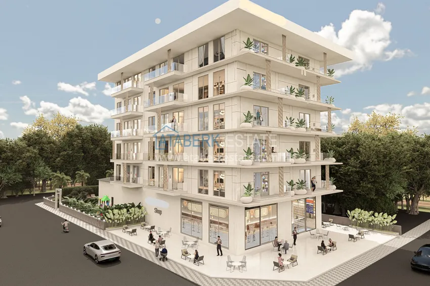 A new project from a developer in the center of Alanya, Cleopatra district - 175 meters 4 