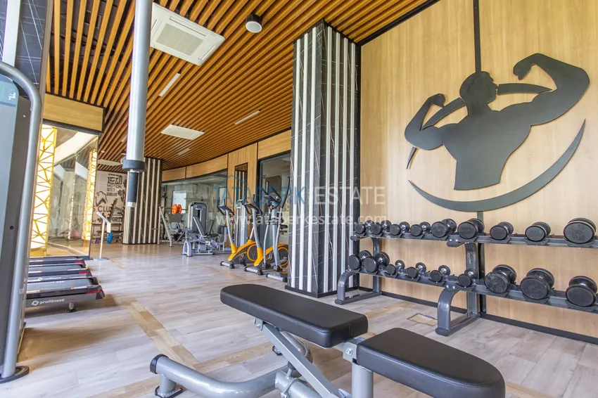 2+1 apartment with designer furniture in Mahmutlar - resort complex, 550 m from the sea 46 