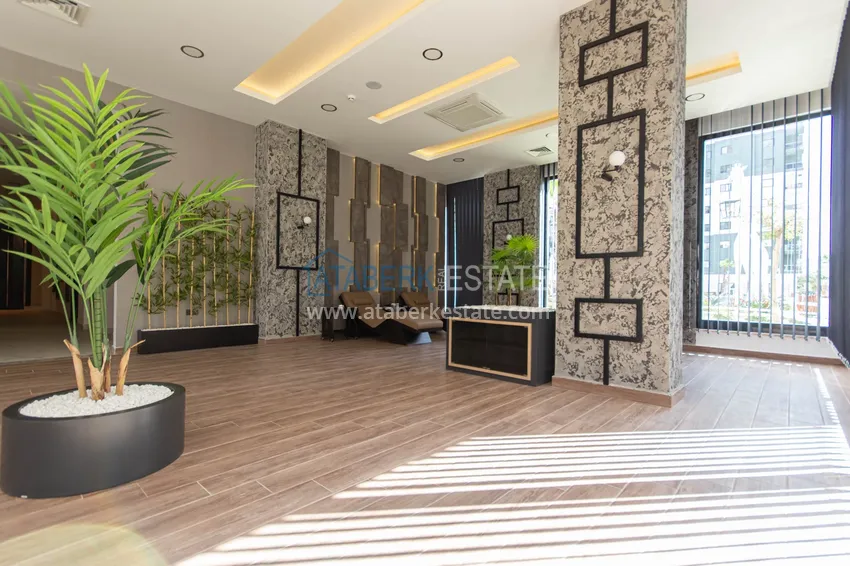 2+1 apartment with designer furniture in Mahmutlar - resort complex, 550 m from the sea 49 