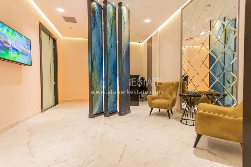 2+1 apartment with designer furniture in Mahmutlar - resort complex, 550 m from the sea 51 