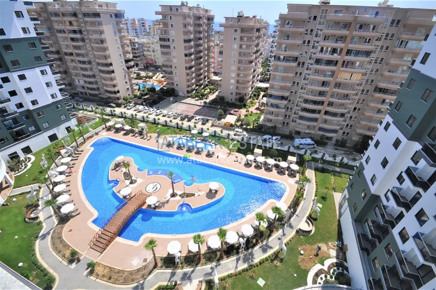 2+1 apartment with designer furniture in Mahmutlar - resort complex, 550 m from the sea 5 