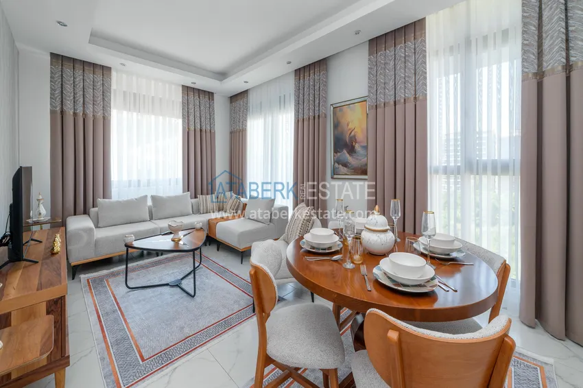 Purchase  2+1 duplex in Mahmutlar - furnished and with sea view  5 