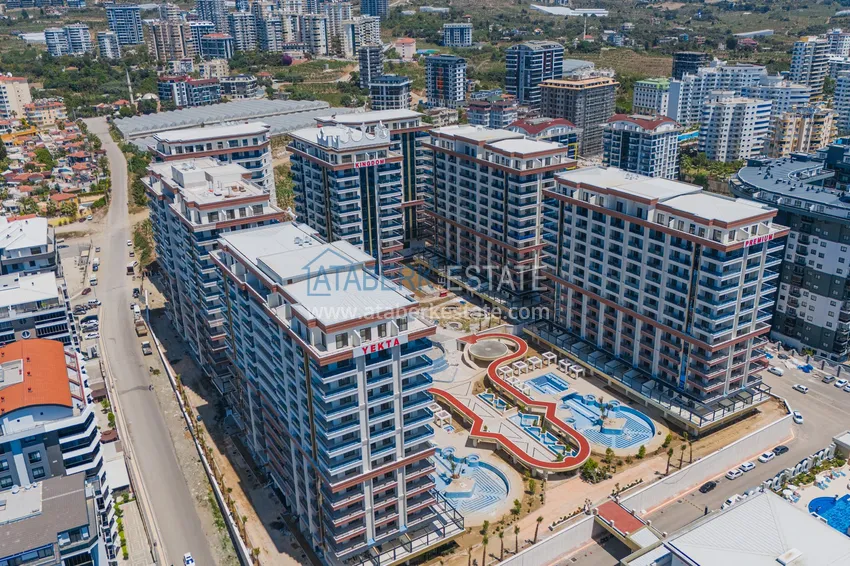 Elite two-story penthouse 4+1 with sea and fortress views - Mahmutlar center 6 