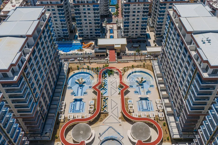 Elite two-story penthouse 4+1 with sea and fortress views - Mahmutlar center 7 