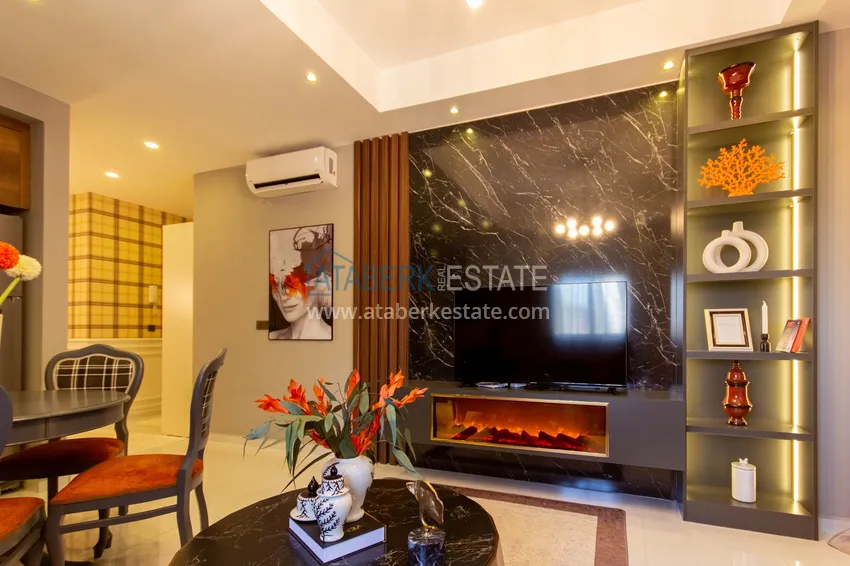 Purchase 2+1 apartment with designer furniture in Mahmutlar - resort complex, 550 m from the sea 8 