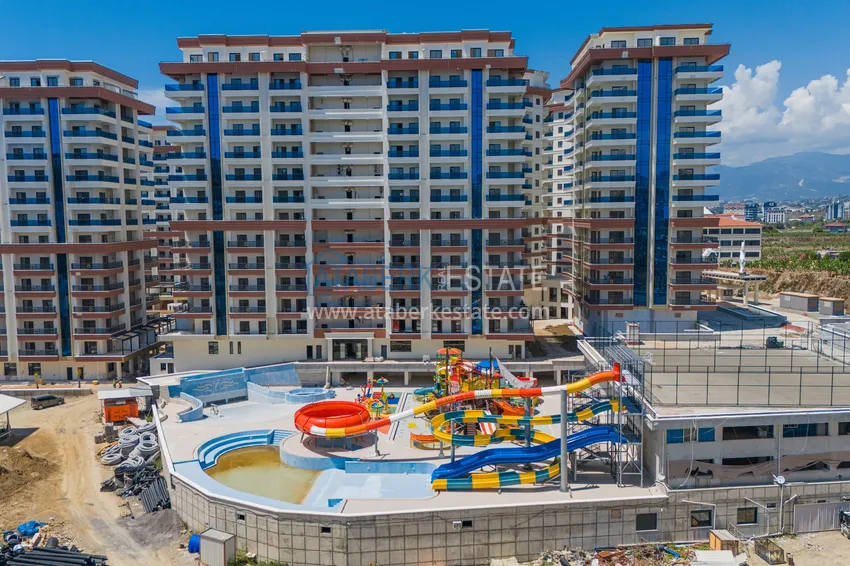 Elite two-story penthouse 4+1 with sea and fortress views - Mahmutlar center 9 