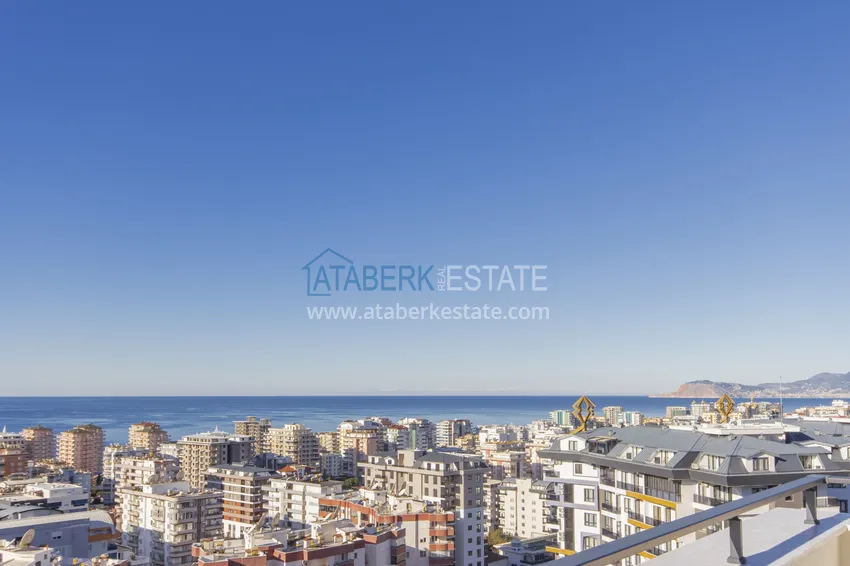 Purchase  Elite two-story penthouse 4+1 with sea and fortress views - Mahmutlar center 9 