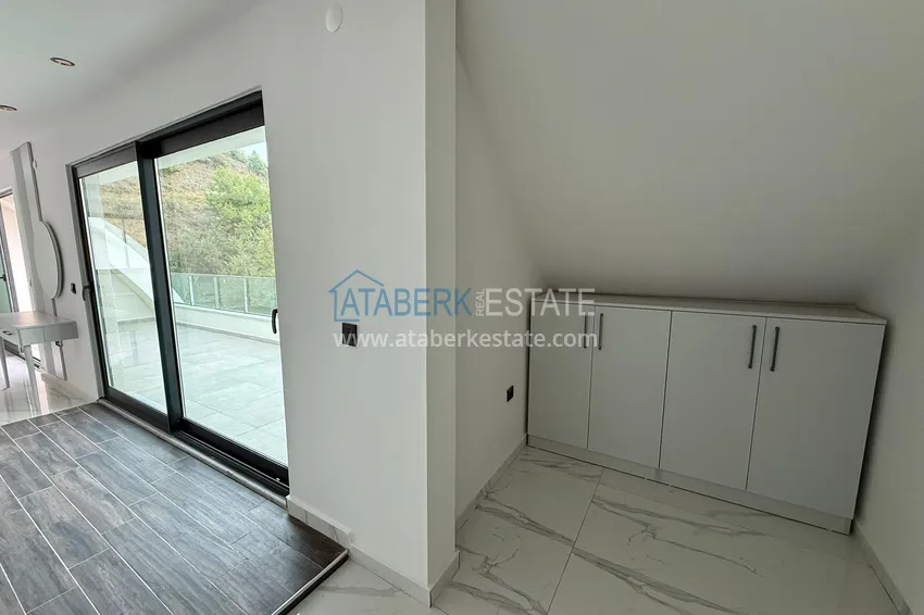 Purchase 4+1 triplex villa in Kargicak - private cottage complex 11 