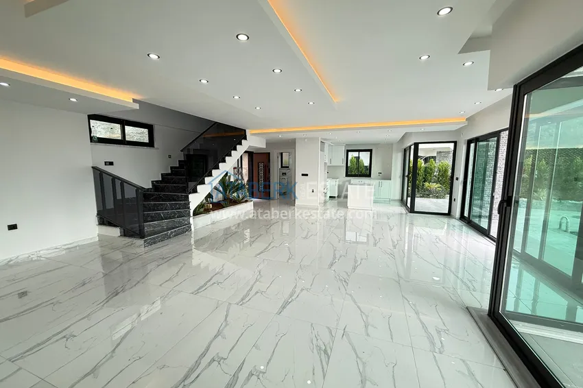 Purchase 4+1 triplex villa in Kargicak - private cottage complex 2 