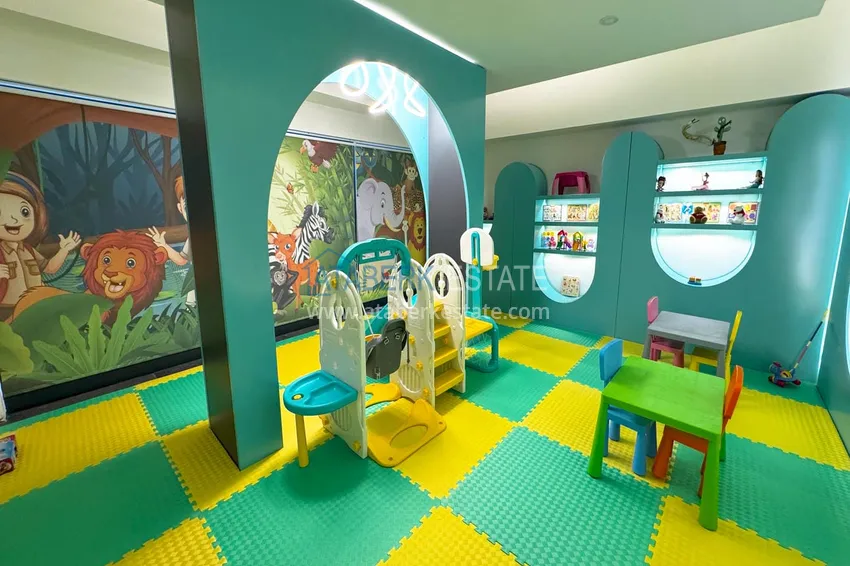 1+1 apartment with mountain views in Mahmutlar - resort-format complex 25 