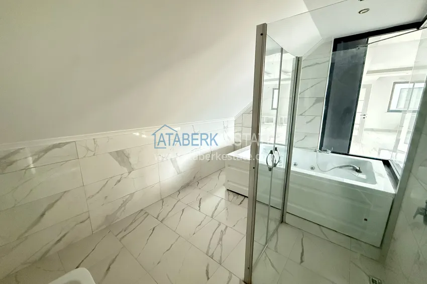 Purchase 4+1 triplex villa in Kargicak - private cottage complex 25 