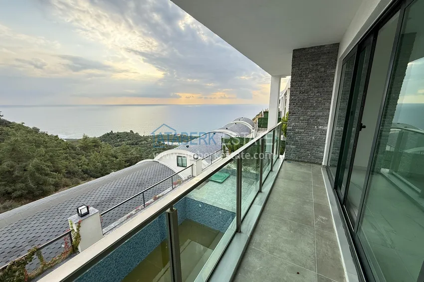 Purchase 4+1 triplex villa in Kargicak - private cottage complex 29 