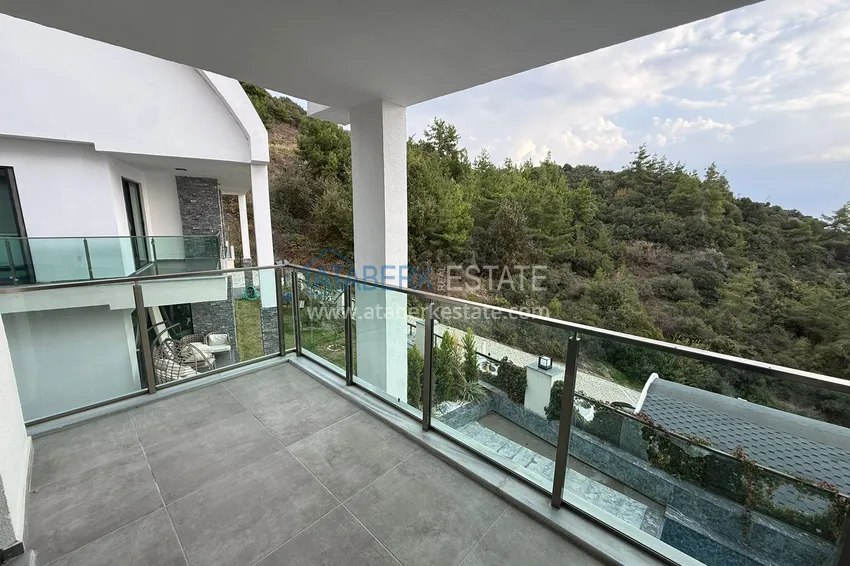 Purchase 4+1 triplex villa in Kargicak - private cottage complex 32 