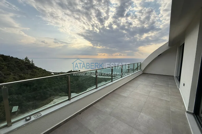 Purchase 4+1 triplex villa in Kargicak - private cottage complex 34 