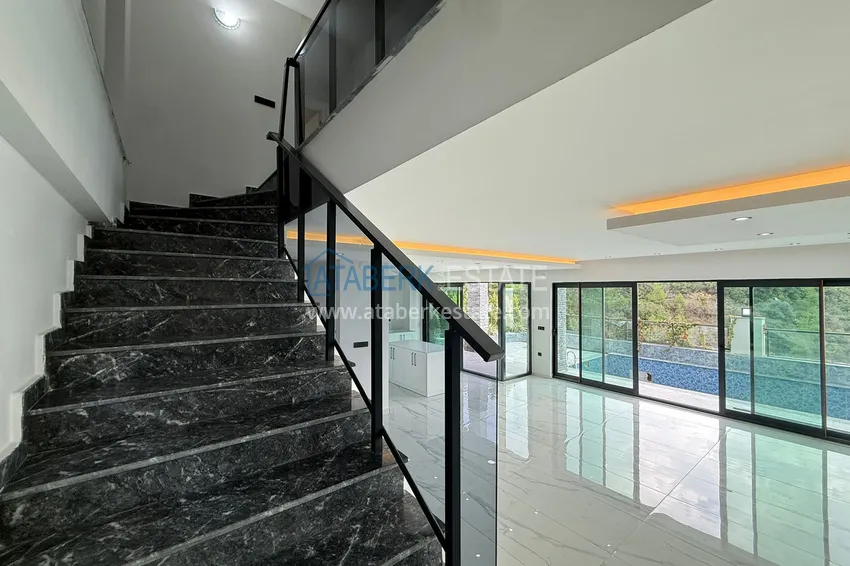 Purchase 4+1 triplex villa in Kargicak - private cottage complex 7 