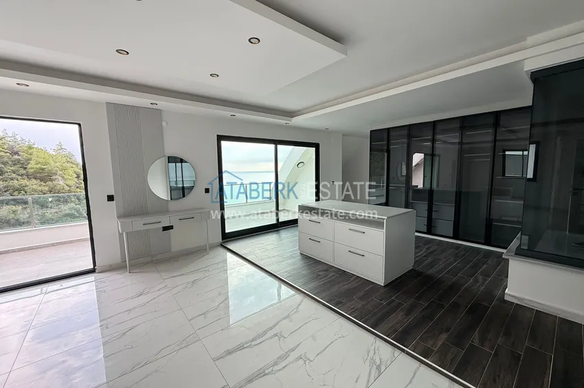 Purchase 4+1 triplex villa in Kargicak - private cottage complex 9 