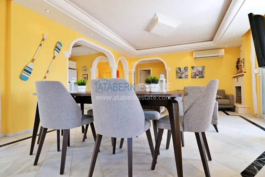 Purchase Private 2+1 villa with private pool - panoramic location, Mahmutlar 4