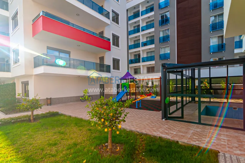 Apartment 1+1 75 m2 furnished in Alanya Kestel district - premium complex by the sea 10 