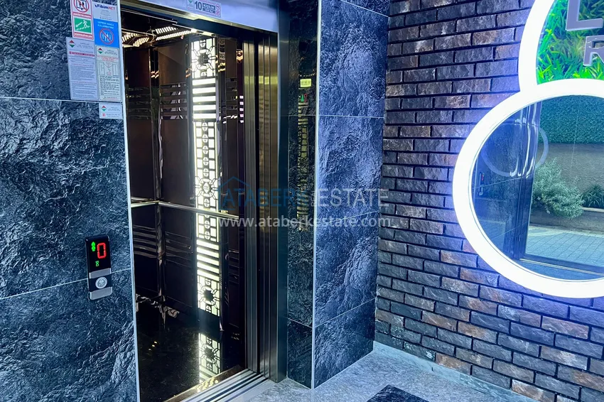 Apartment 1+1 75 m2 furnished in Alanya Kestel district - premium complex by the sea 14 