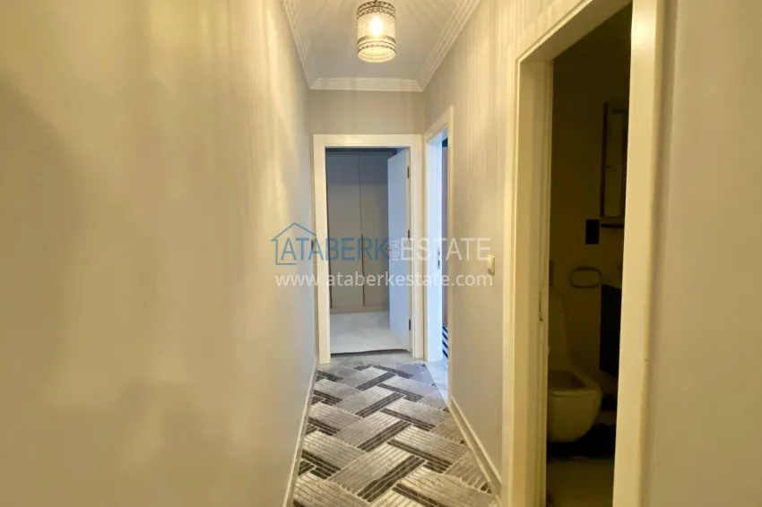 Purchase 2+1 apartment with sea view in the center of Mahmutlar — furniture, separate kitchen and glazed balcony 14 