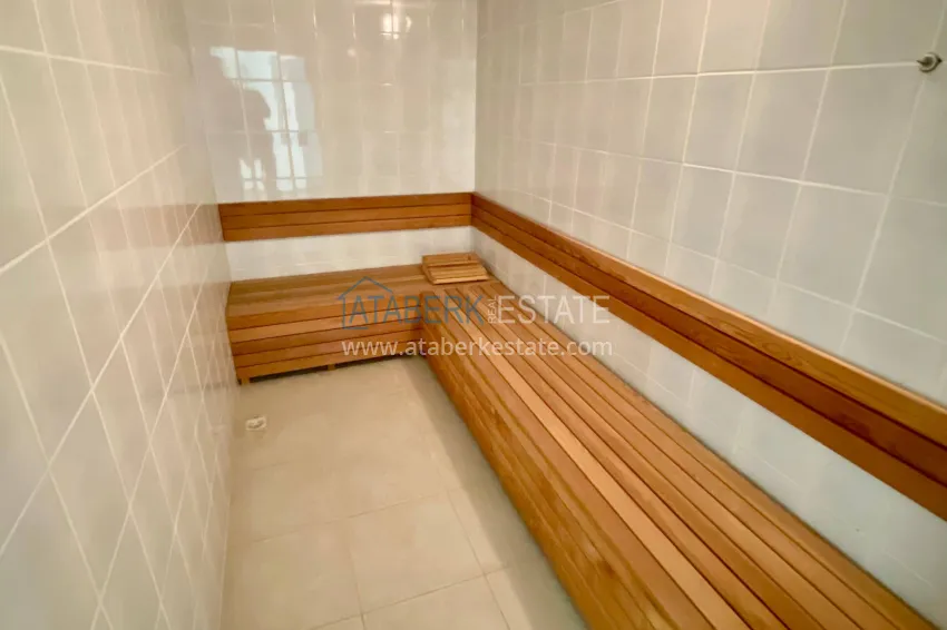 2+1 apartment with sea view in the center of Mahmutlar — furniture, separate kitchen and glazed balcony 17 