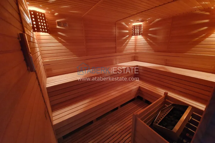 Apartment 1+1 75 m2 furnished in Alanya Kestel district - premium complex by the sea 18 