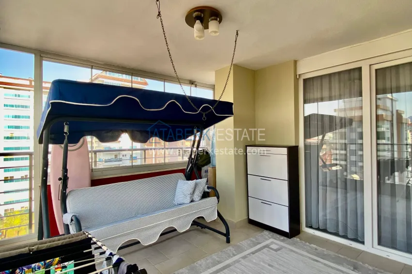 Purchase 2+1 apartment with sea view in the center of Mahmutlar — furniture, separate kitchen and glazed balcony 20 