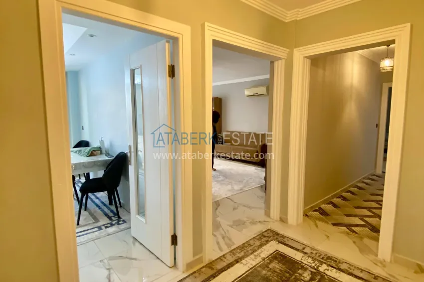 Purchase 2+1 apartment with sea view in the center of Mahmutlar — furniture, separate kitchen and glazed balcony 3 