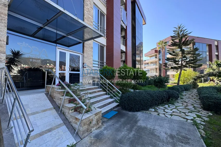 Linear 3+1 apartment in Oba, Alanya - furnished with a separate kitchen, suitable for residence permits and citizenship 10 