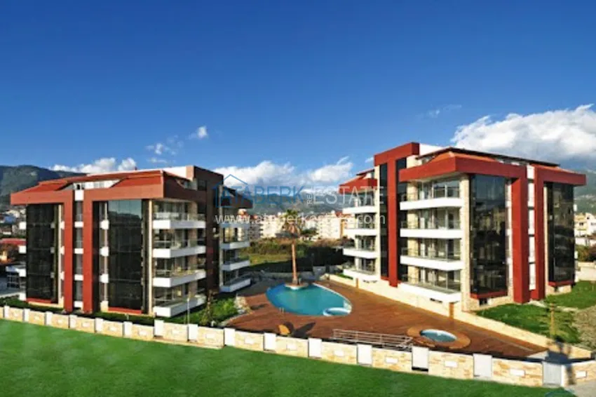 Linear 3+1 apartment in Oba, Alanya - furnished with a separate kitchen, suitable for residence permits and citizenship 1 