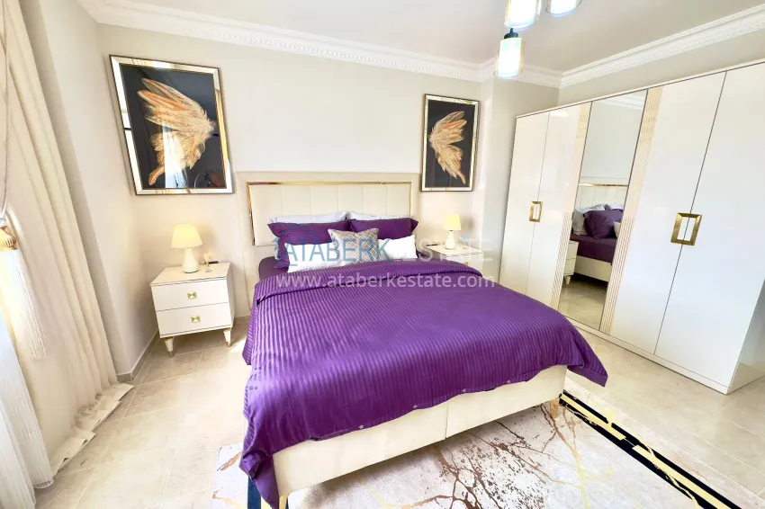 Purchase 2+1 apartment with sea view and separate kitchen - 200 meters from the sea, Mahmutlar district 11 