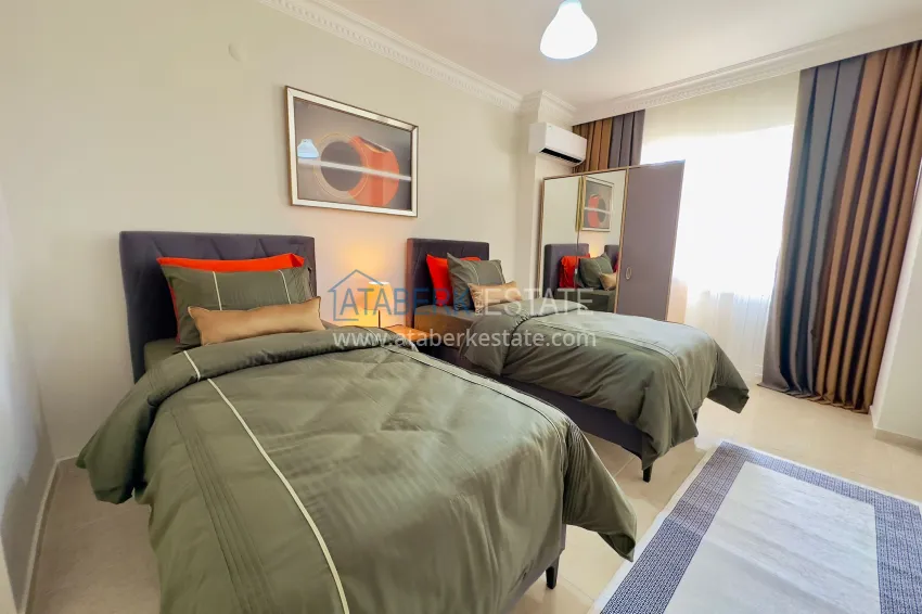 Purchase 2+1 apartment with sea view and separate kitchen - 200 meters from the sea, Mahmutlar district 13 