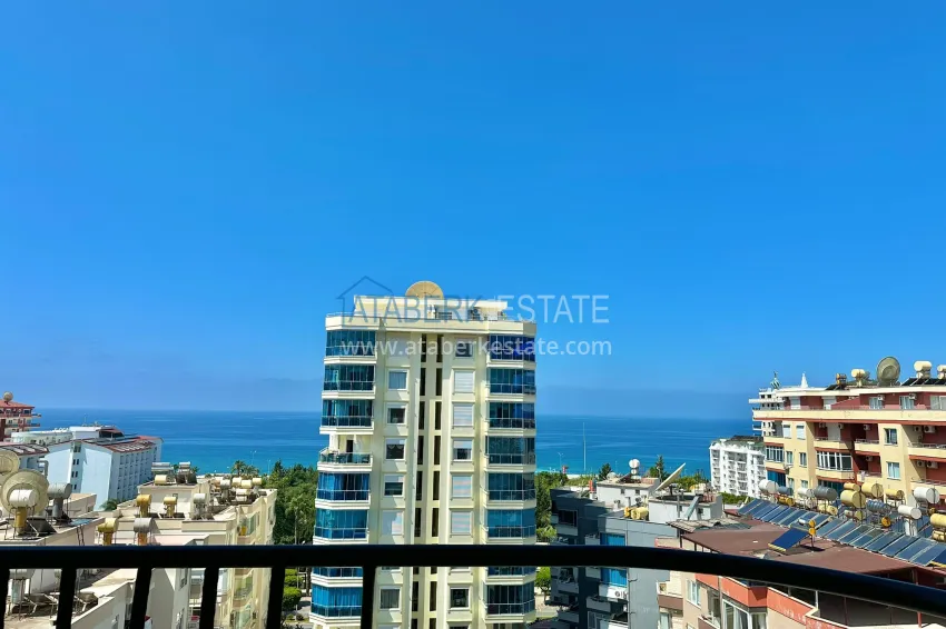 Purchase 2+1 apartment with sea view and separate kitchen - 200 meters from the sea, Mahmutlar district 18 
