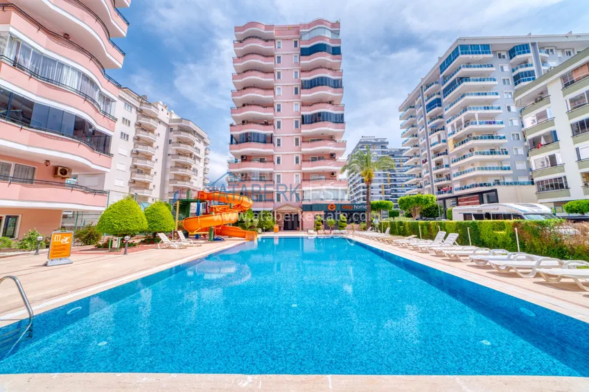 Apartment 2+1 with furniture and sea view - Mahmutlar Center  2 