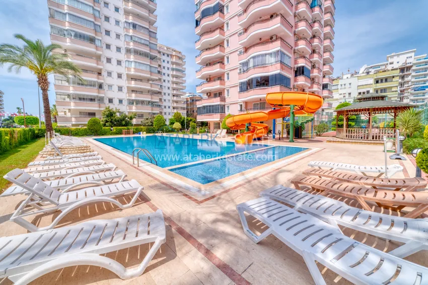 Apartment 2+1 with furniture and sea view - Mahmutlar Center  3 