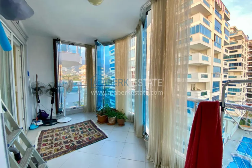 Purchase 2+1 apartment in Mahmutlar — with luxury furniture, glazed balconies and sea views 12 