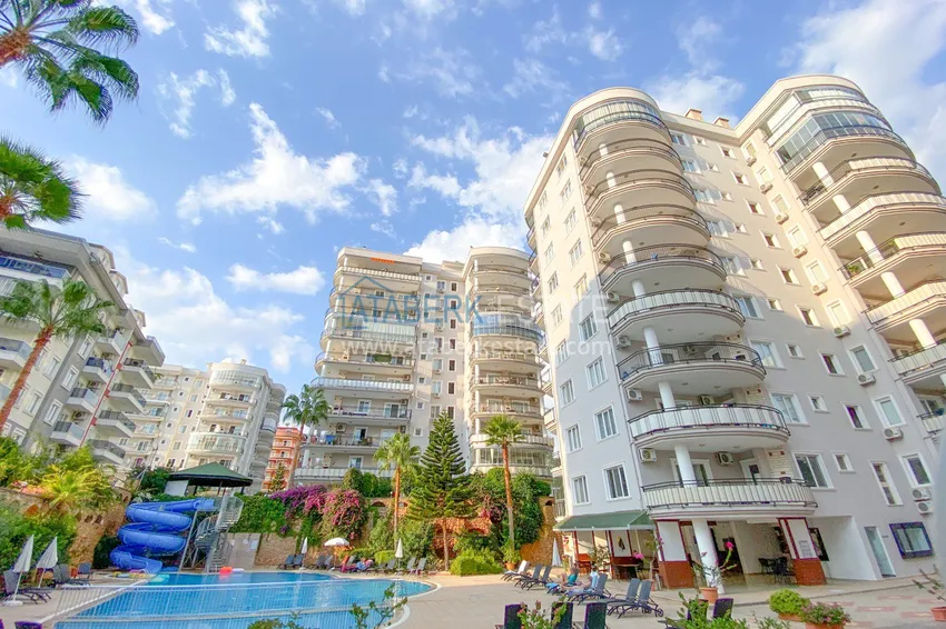 1+1 apartment in Tosmur, Alanya — 75 m2 furnished, suitable for a residence permit 1 