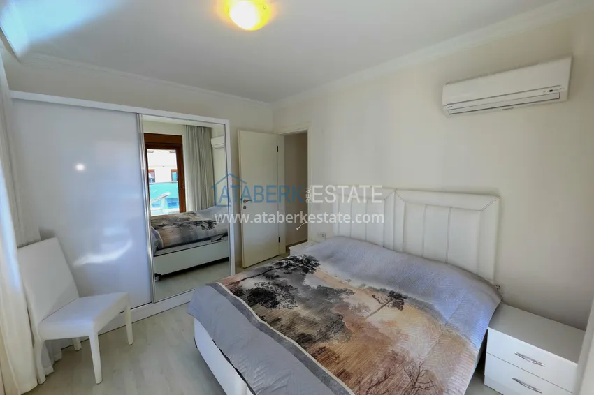 Purchase 3+1 single-level apartment with furniture in Oba, Alanya 12