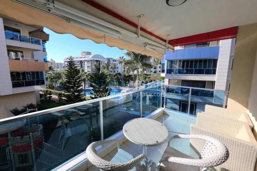 Purchase 3+1 single-level apartment with furniture in Oba, Alanya 13